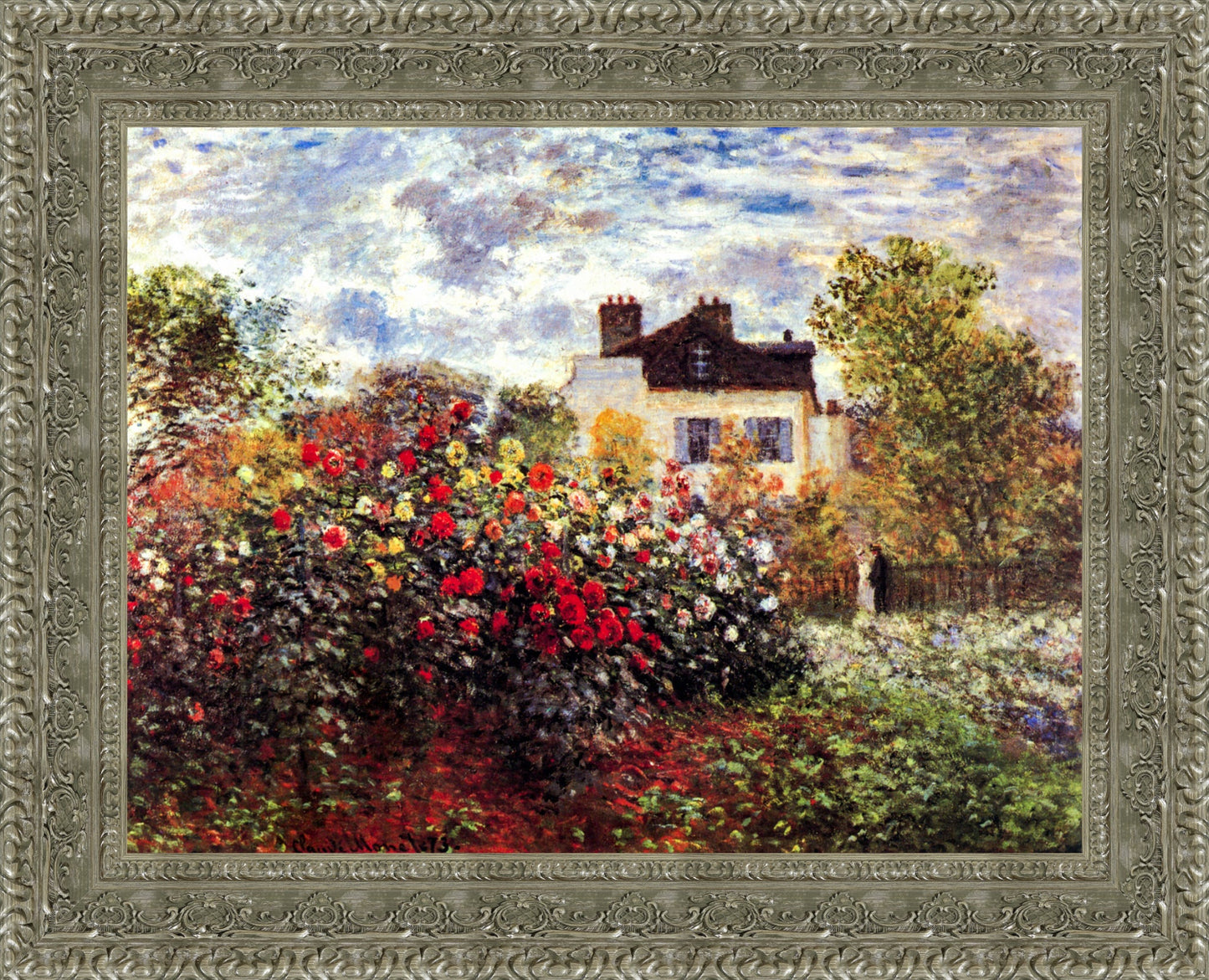 Monets Garden At Argenteuil