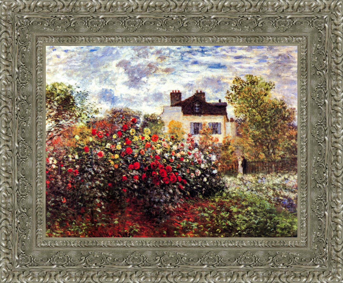 Monets Garden At Argenteuil