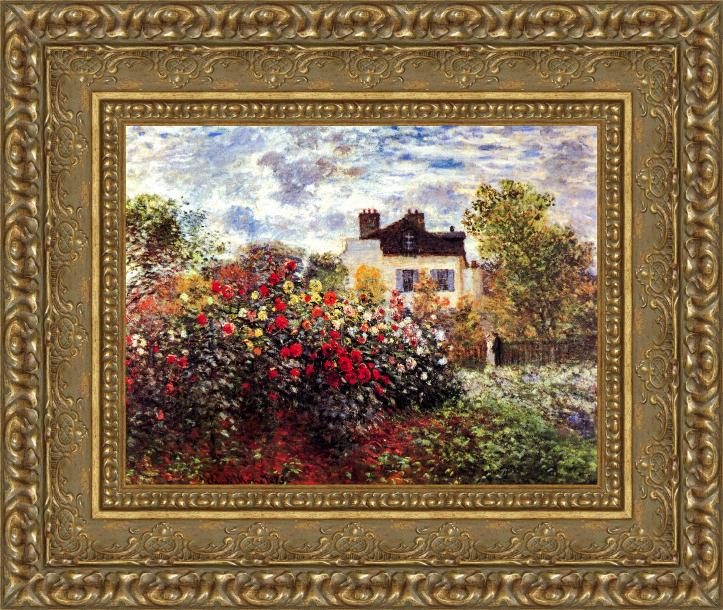 Monets Garden At Argenteuil