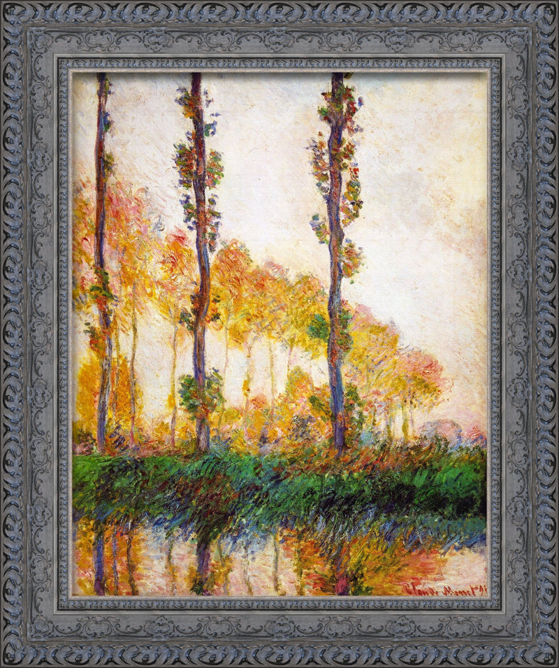 Three Poplars, Autumn – Claude Monet, 1891