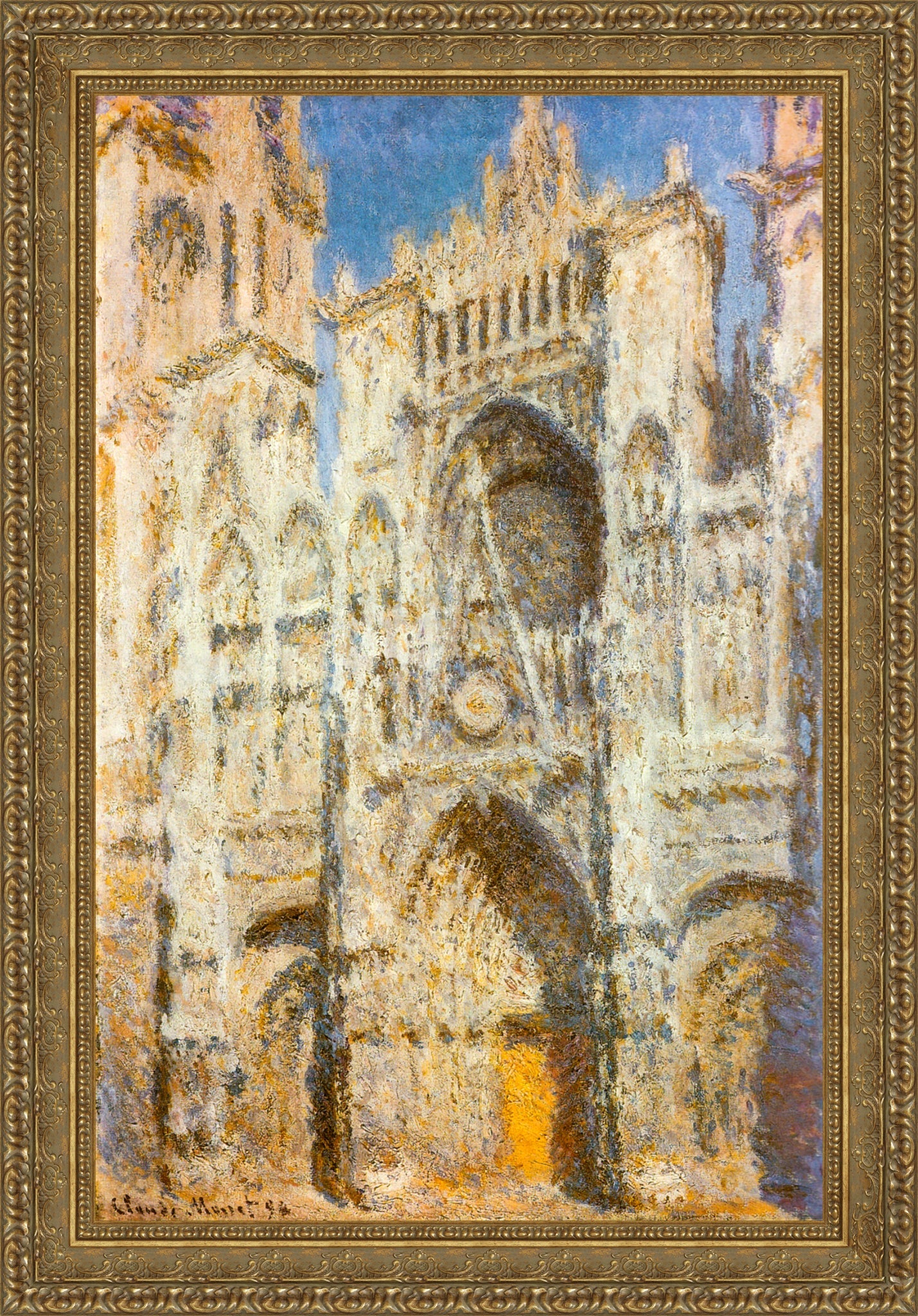 Rouen Cathedral Sunlight