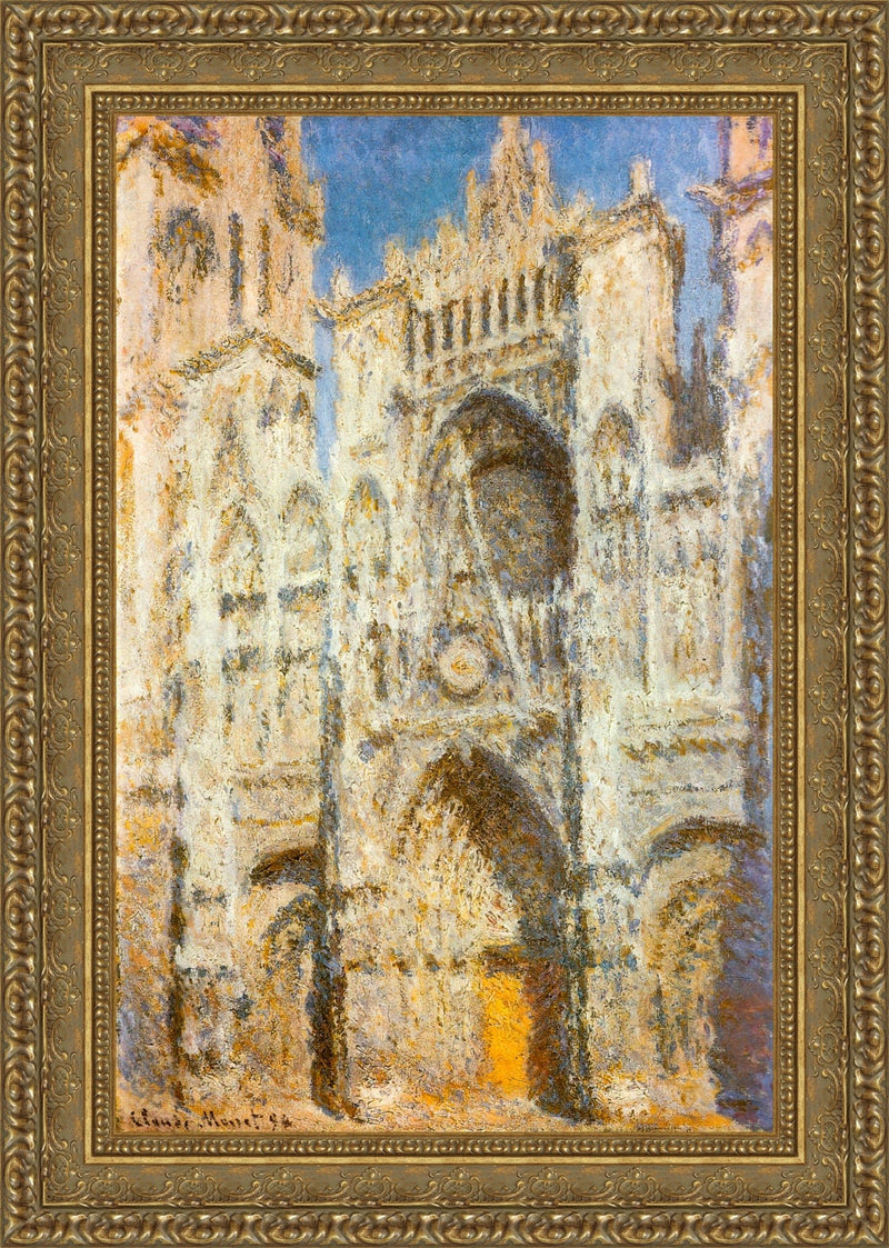 Rouen Cathedral, Sunlight – Claude Monet, 1894