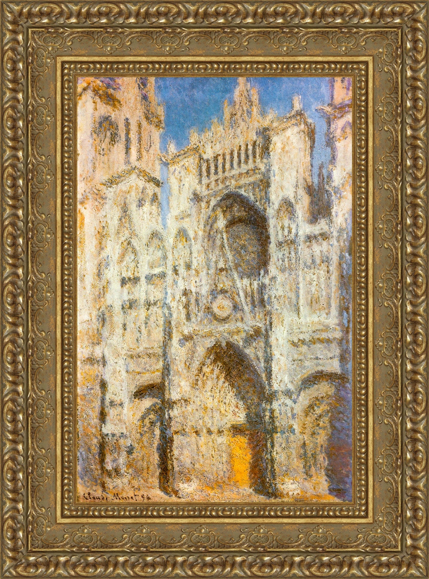 Rouen Cathedral Sunlight