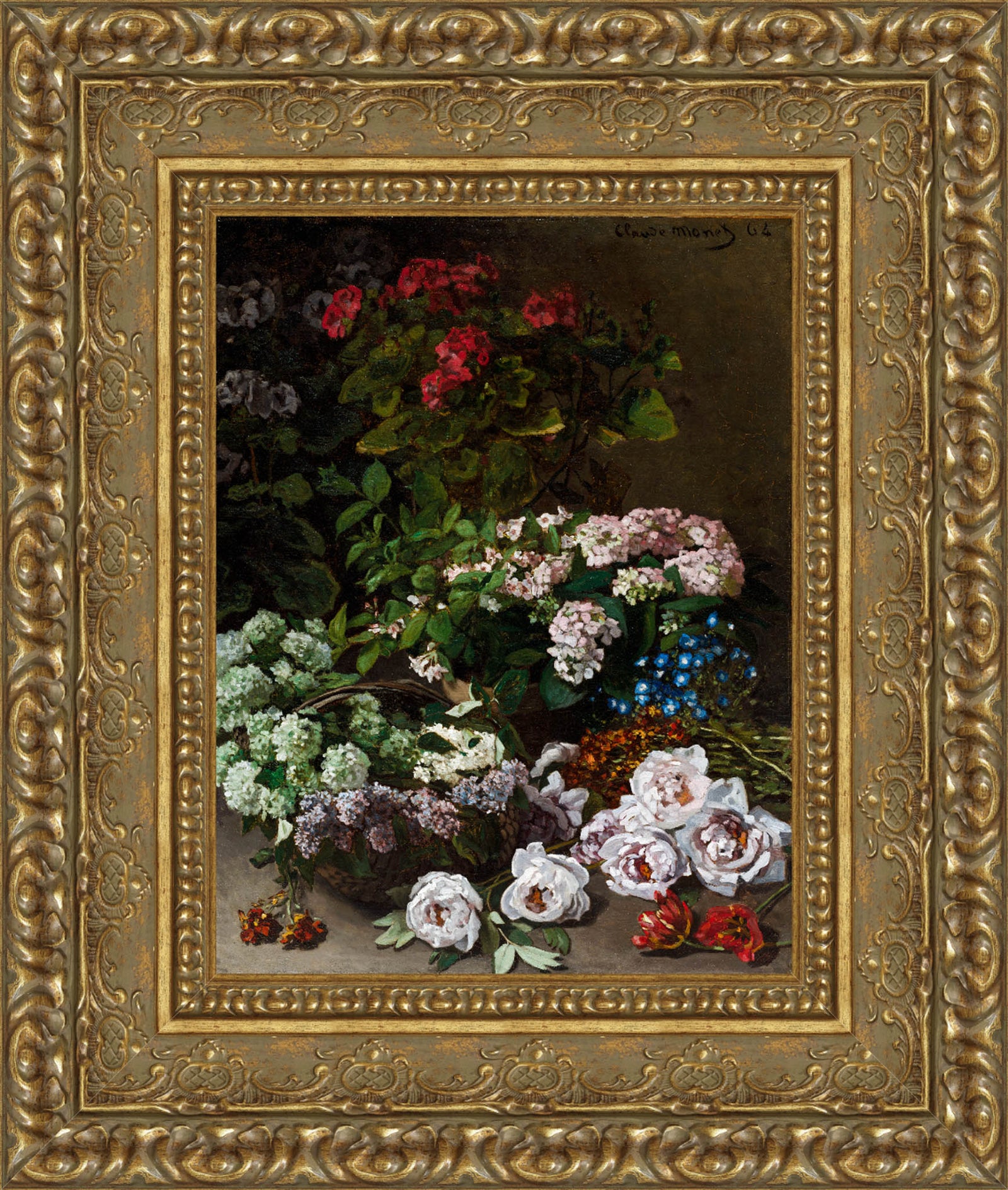 Spring Flowers – Claude Monet, 1864