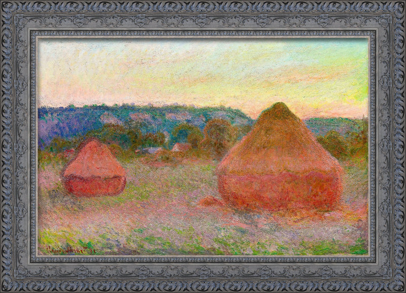 Stacks of Wheat, End of Day, Autumn – Claude Monet, 1890-1891