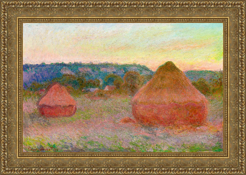 Stacks of Wheat, End of Day, Autumn – Claude Monet, 1890-1891