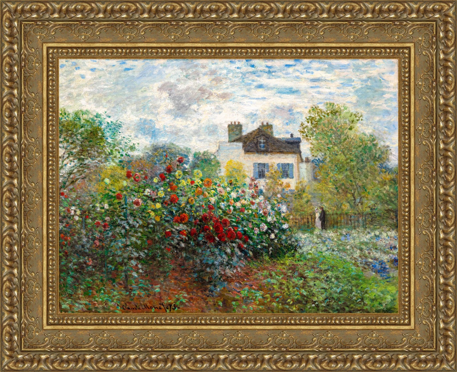 Monet's Garden at Argenteuil – Claude Monet, 1873