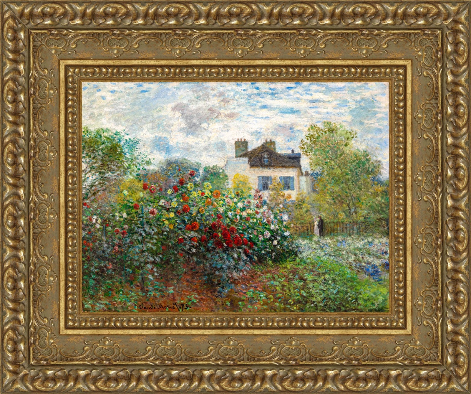 Monet's Garden at Argenteuil – Claude Monet, 1873