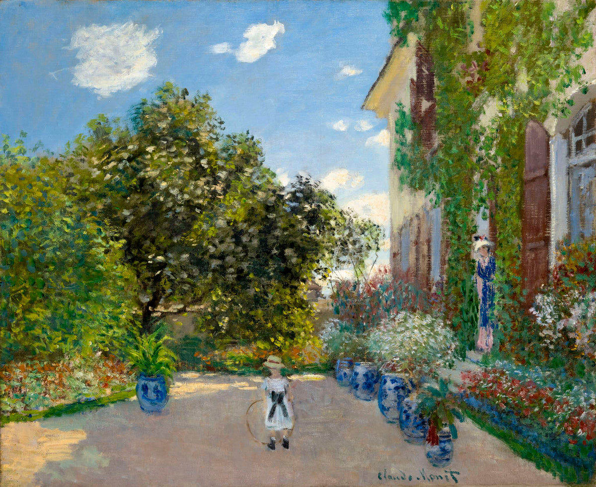 The Artist's House at Argenteuil – Claude Monet, 1873, framed