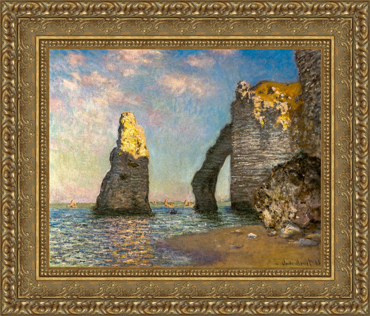 The Cliffs at Étretat – Claude Monet, 1885