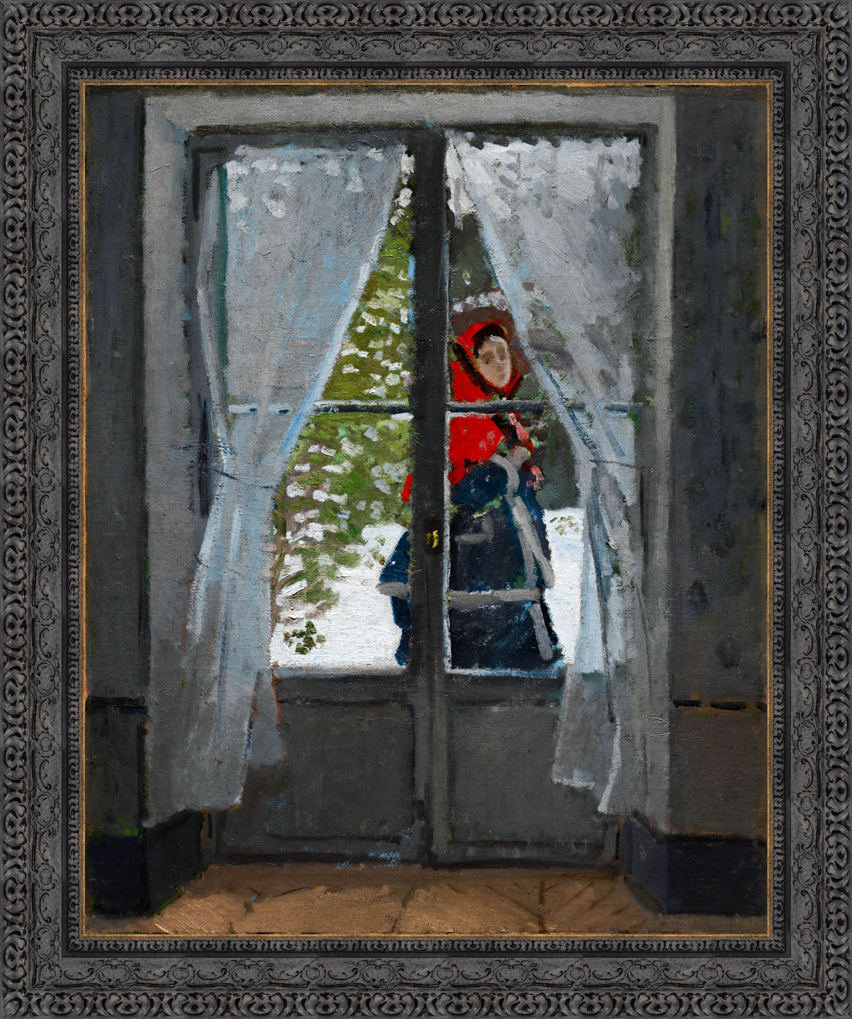 The Red Kerchief – Claude Monet, 1873 - Canvas Classics
