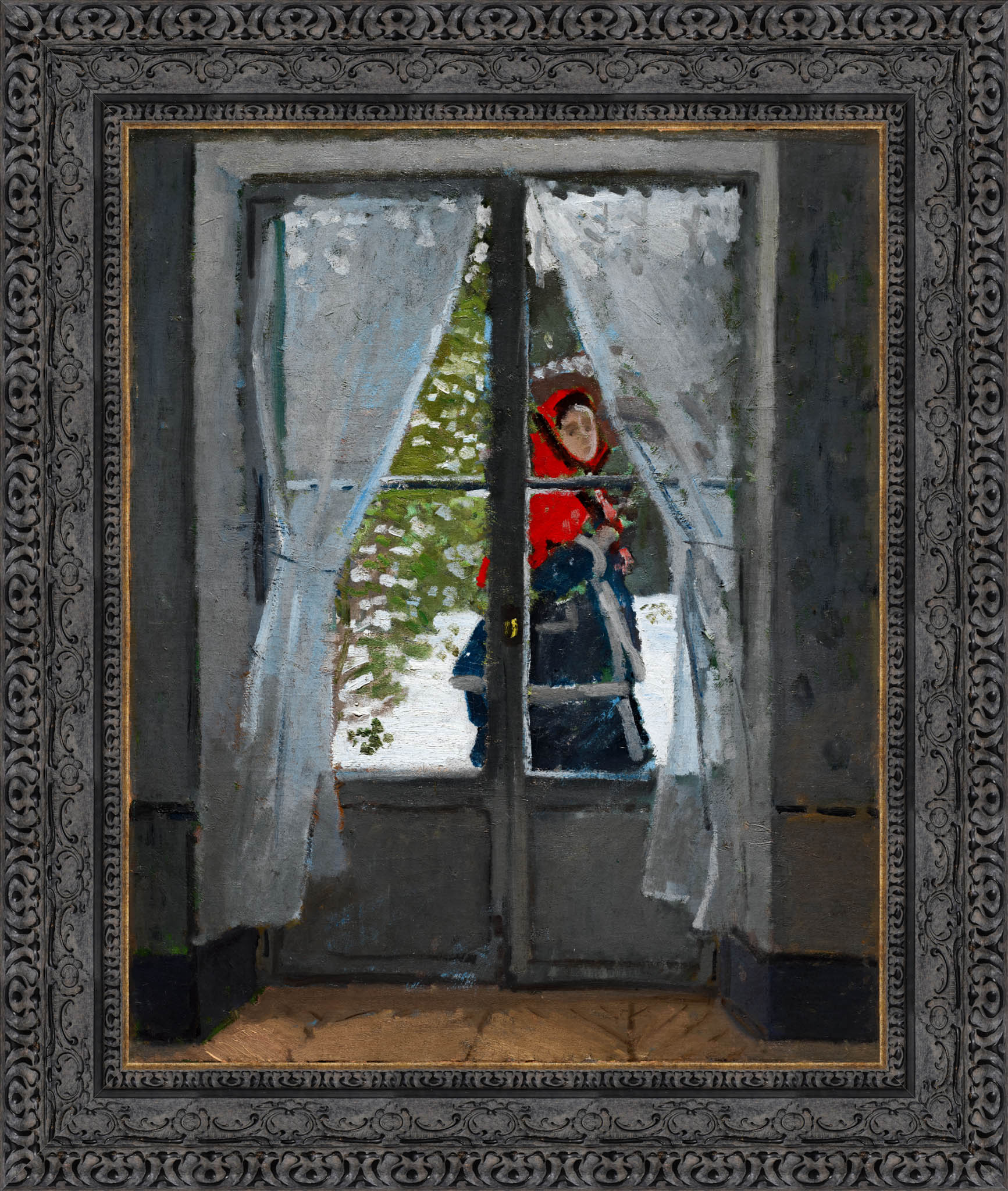 The Red Kerchief – Claude Monet, 1873 - Canvas Classics
