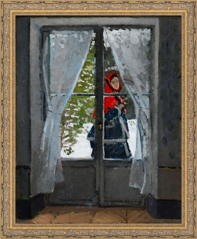 The Red Kerchief – Claude Monet, 1873