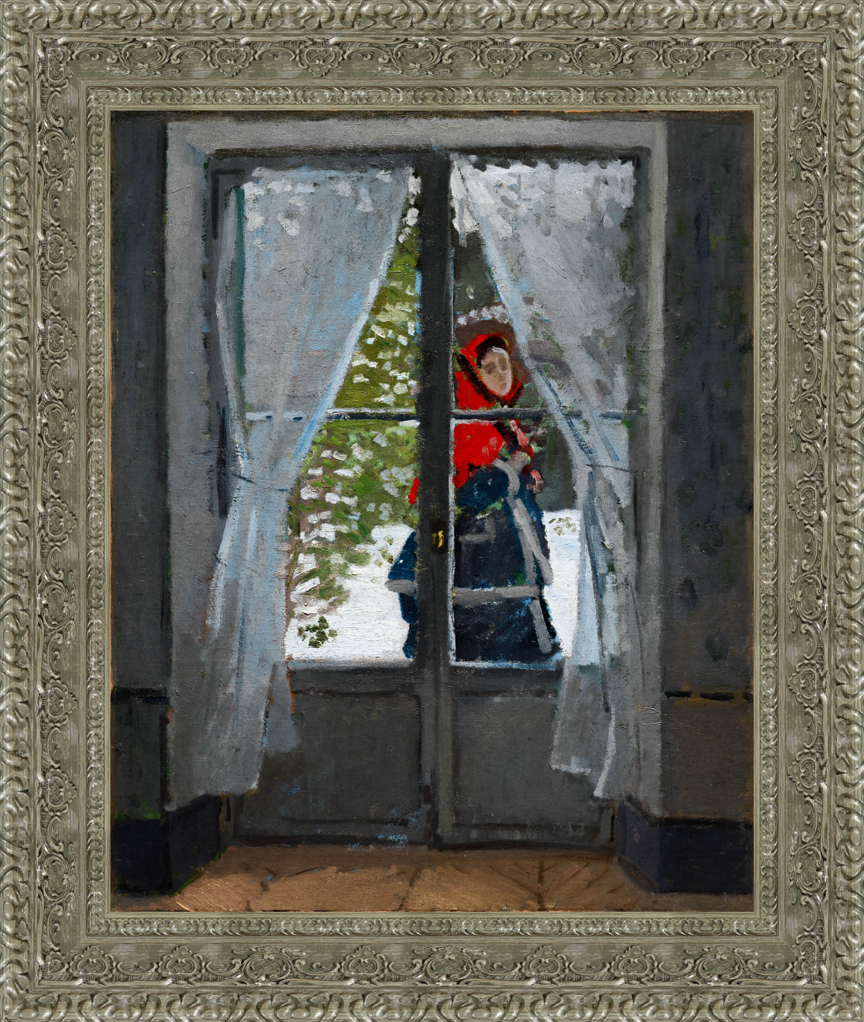 The Red Kerchief – Claude Monet, 1873 - Canvas Classics