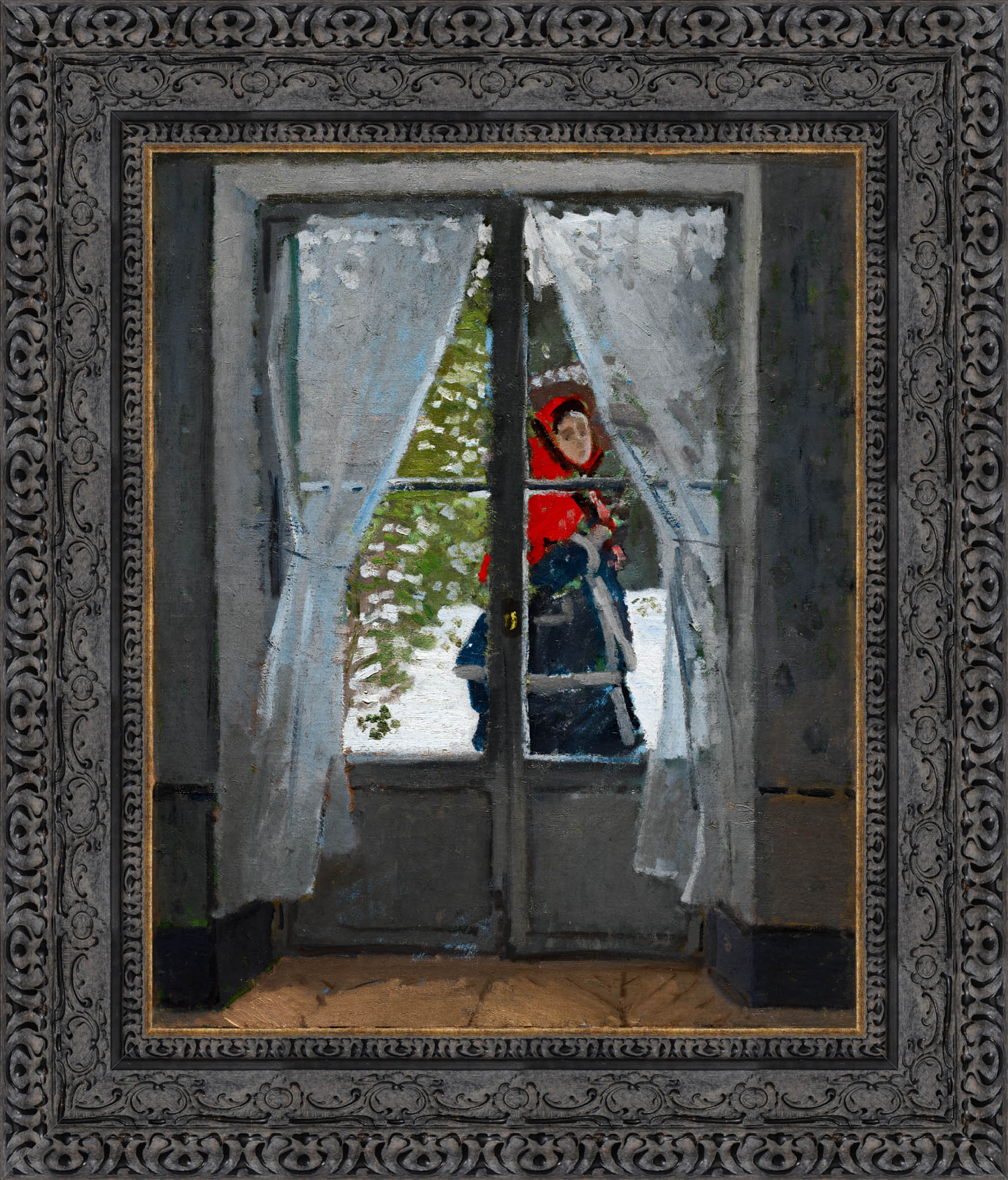 The Red Kerchief – Claude Monet, 1873 - Canvas Classics