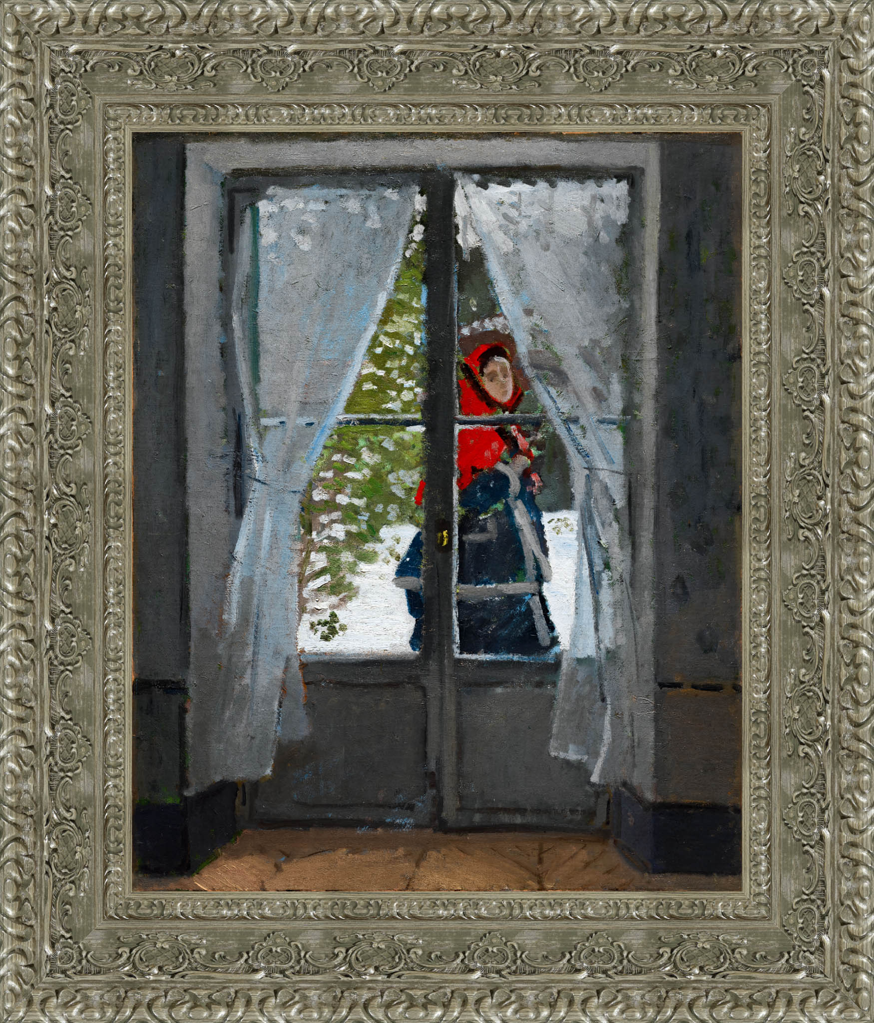 The Red Kerchief – Claude Monet, 1873 - Canvas Classics