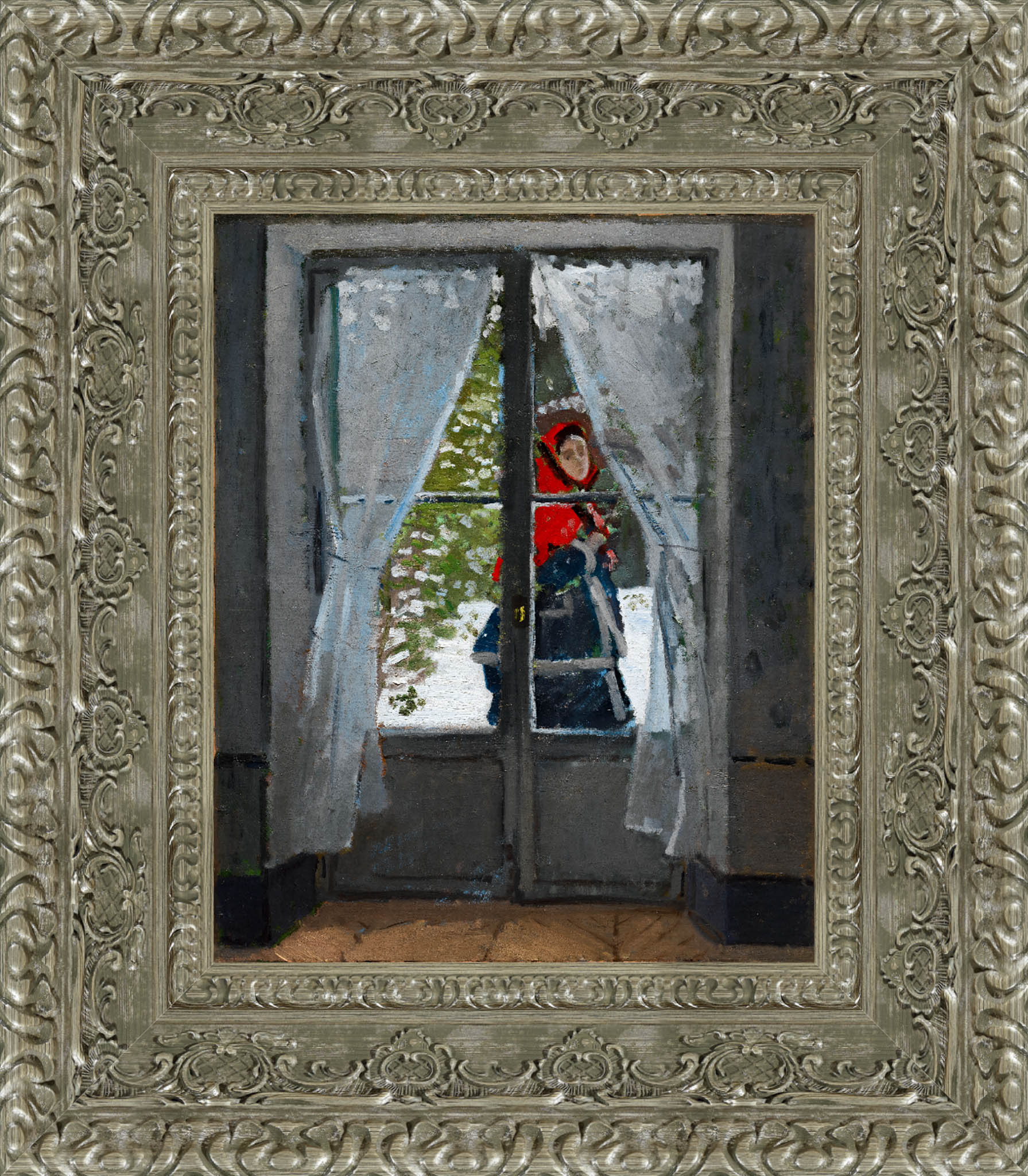 The Red Kerchief – Claude Monet, 1873 - Canvas Classics