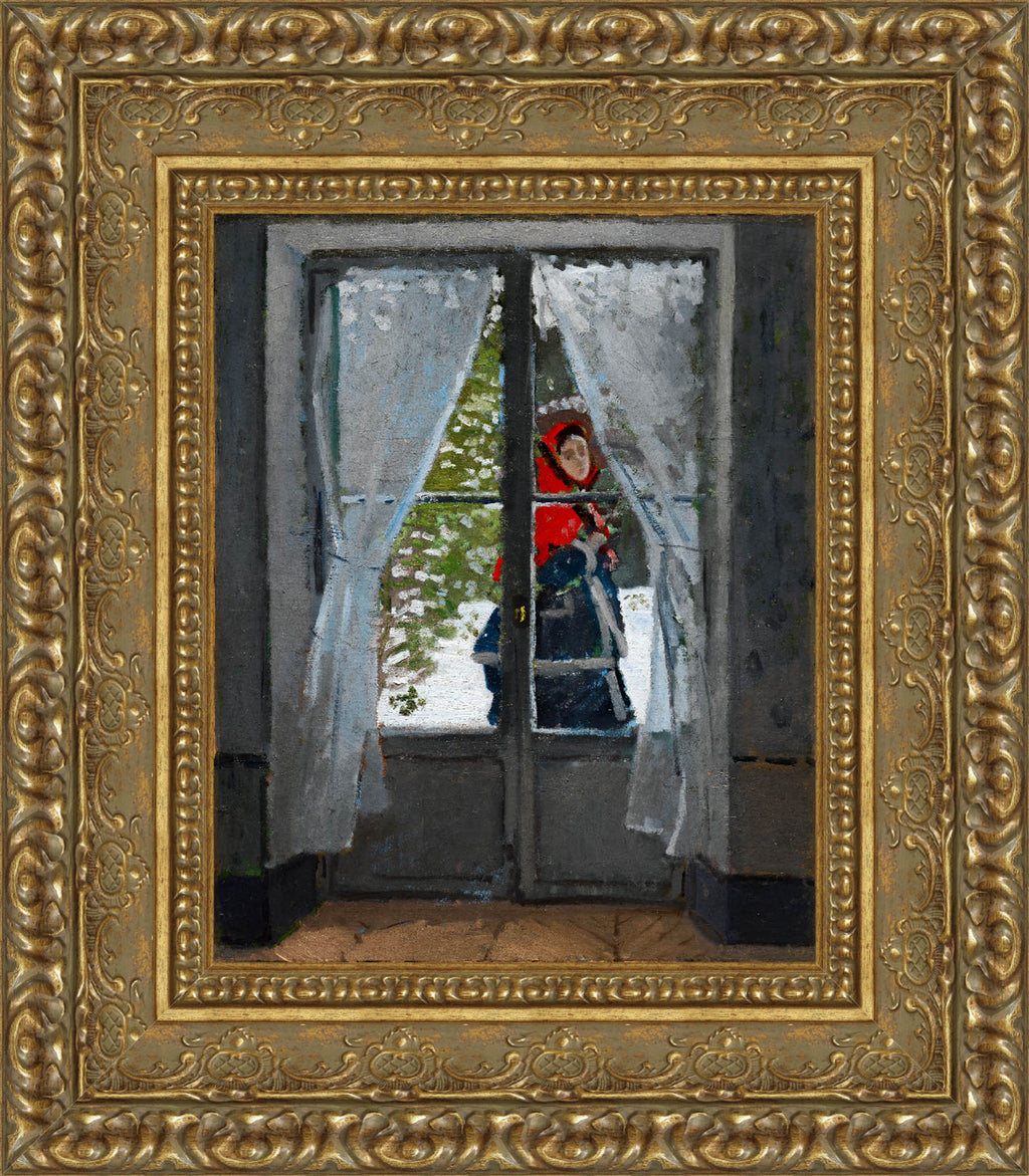The Red Kerchief – Claude Monet, 1873 - Canvas Classics