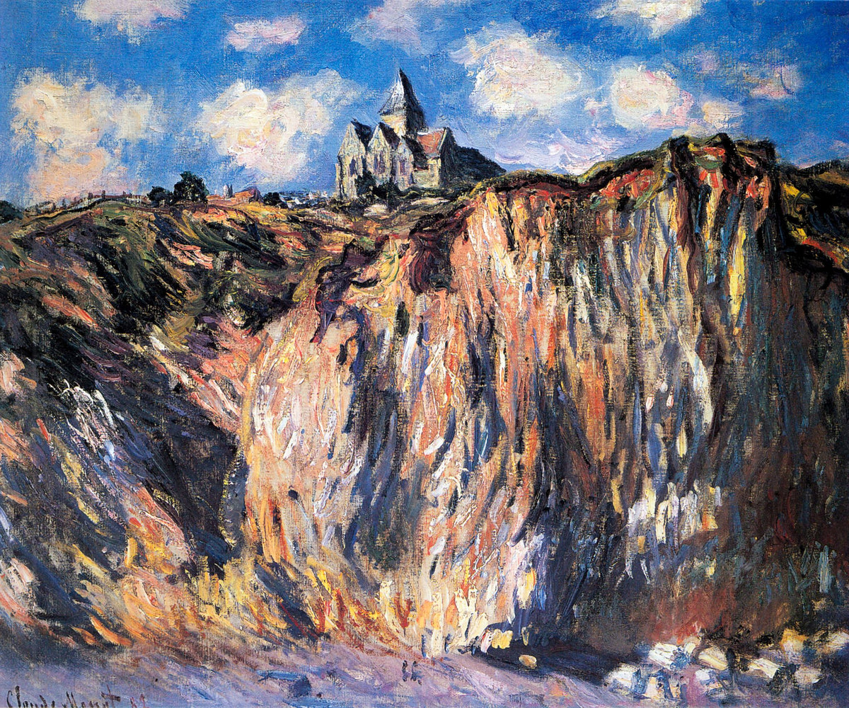 The Church at Varengeville – Claude Monet, 1882, framed