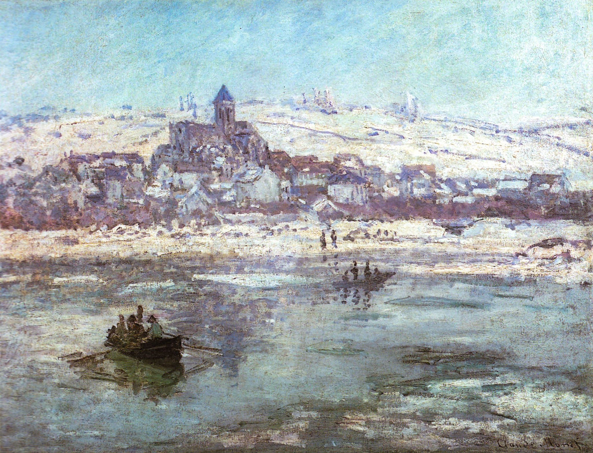 Vétheuil in Winter – Claude Monet, 1879, framed