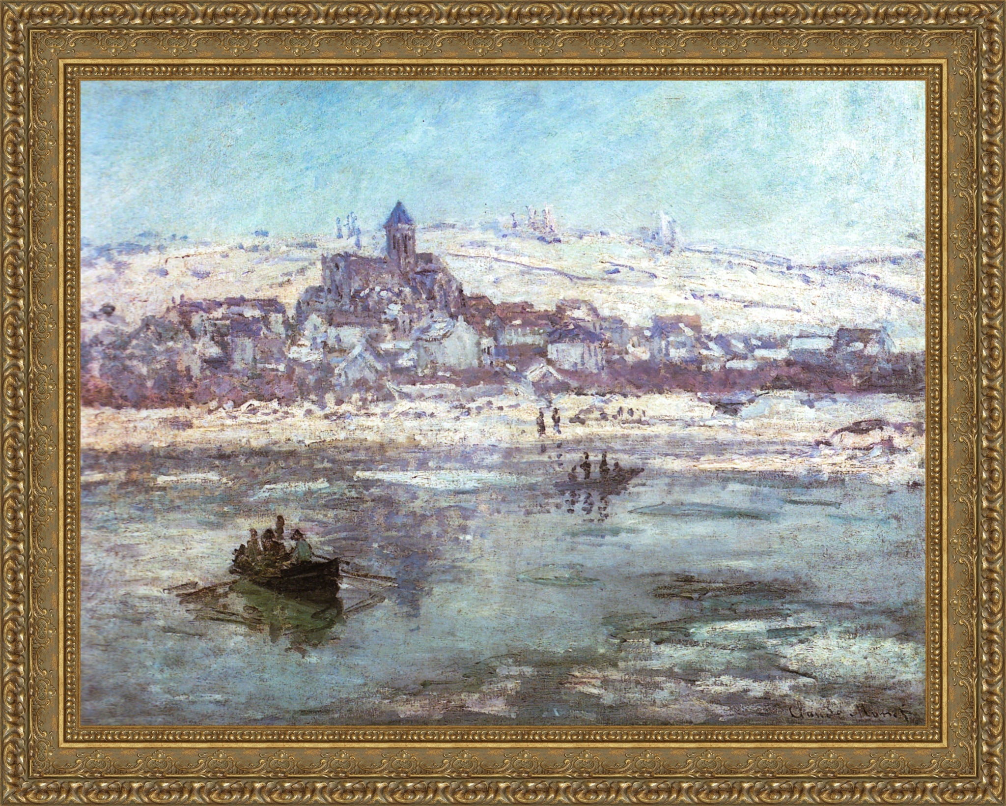 Vetheuil In Winter