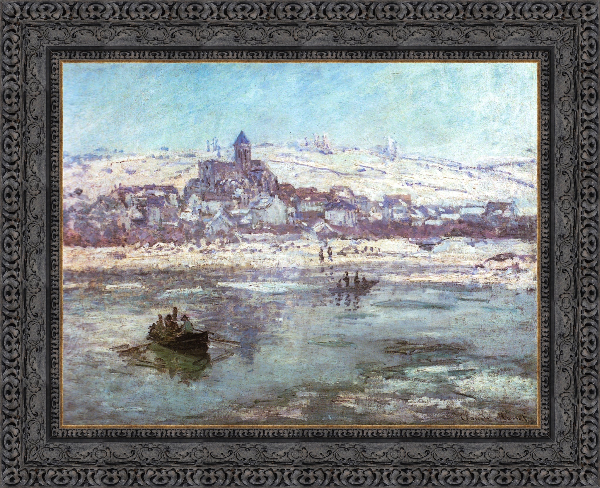 Vetheuil In Winter