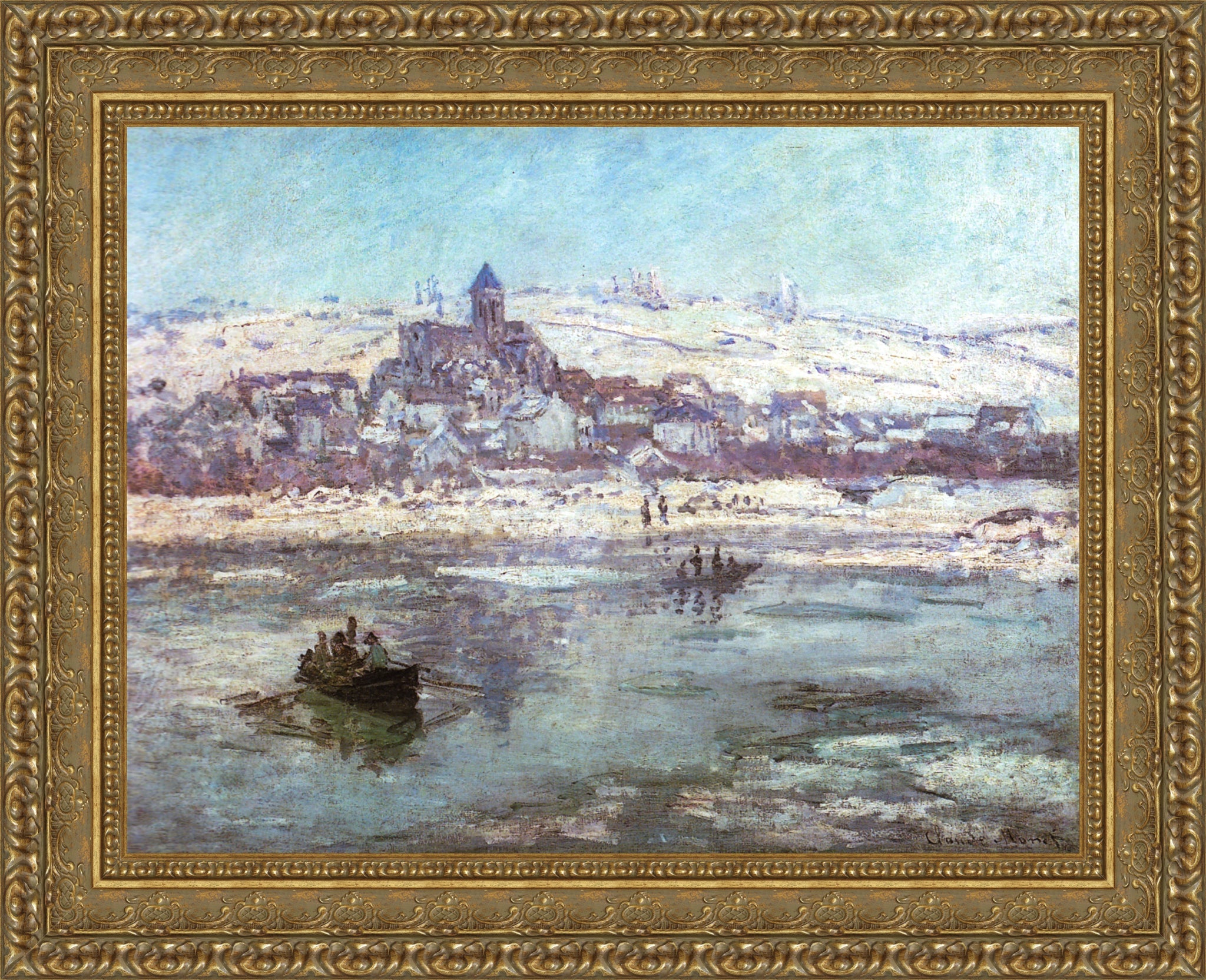 Vetheuil In Winter