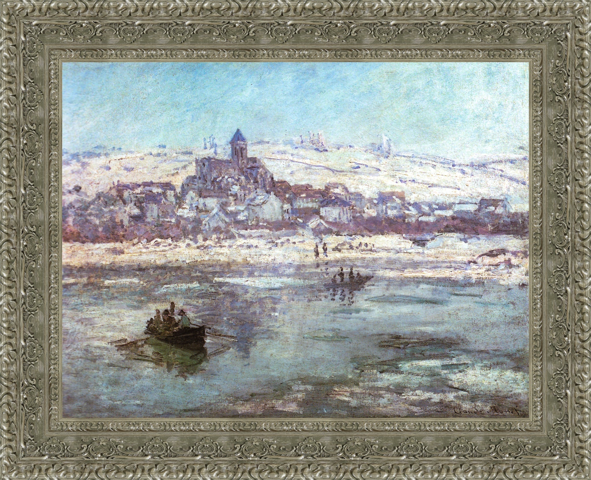 Vetheuil In Winter