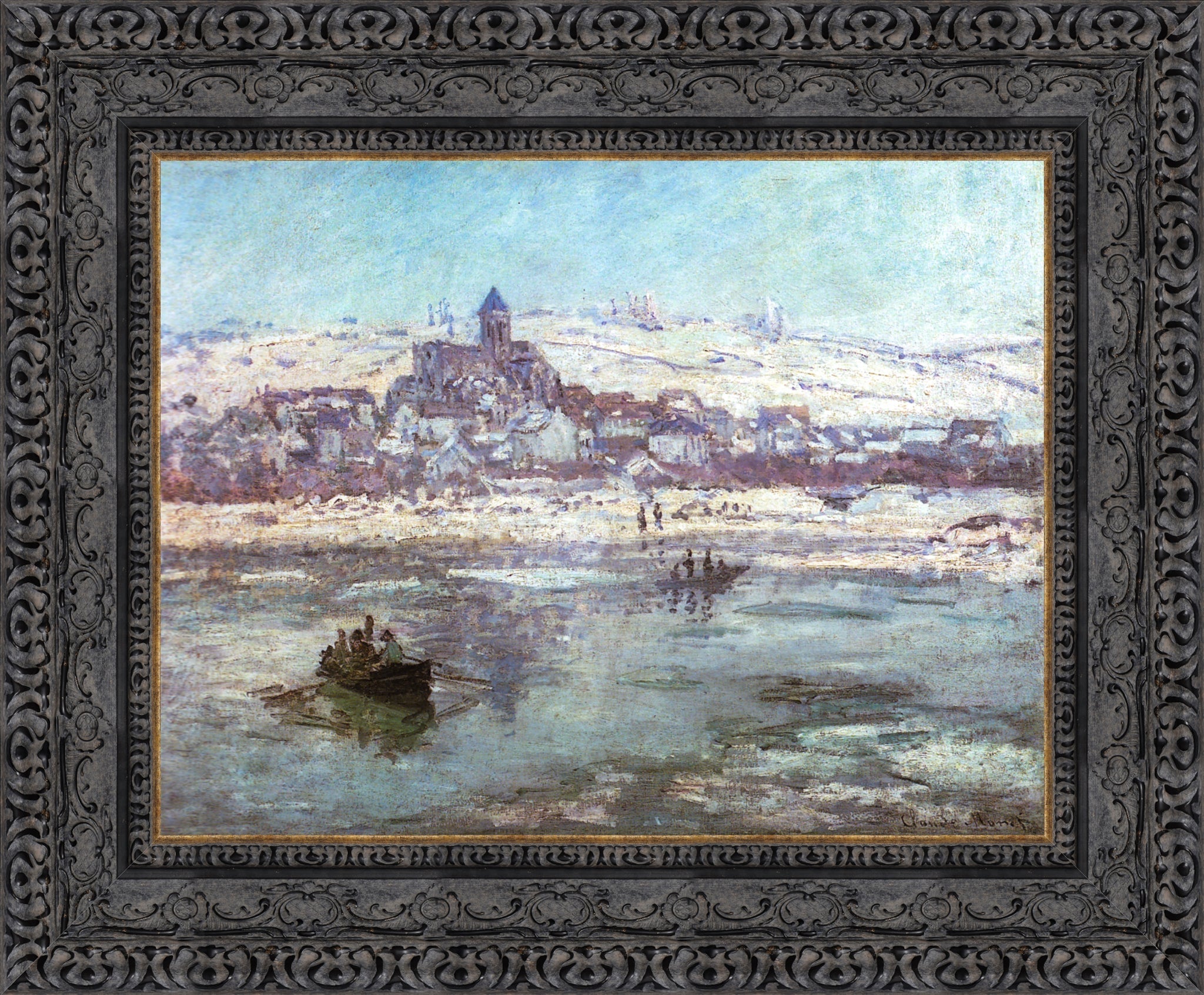 Vetheuil In Winter