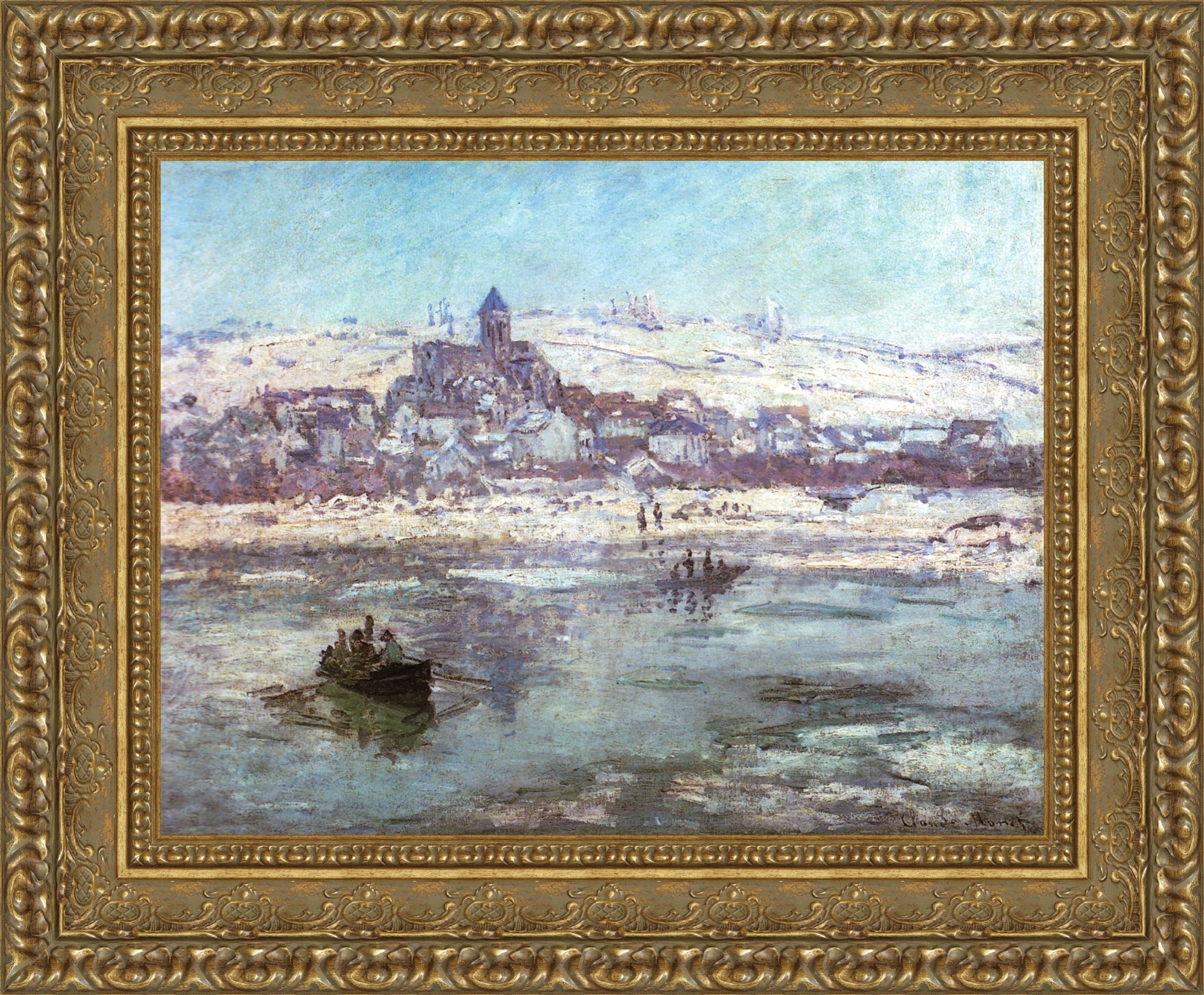 Vetheuil In Winter