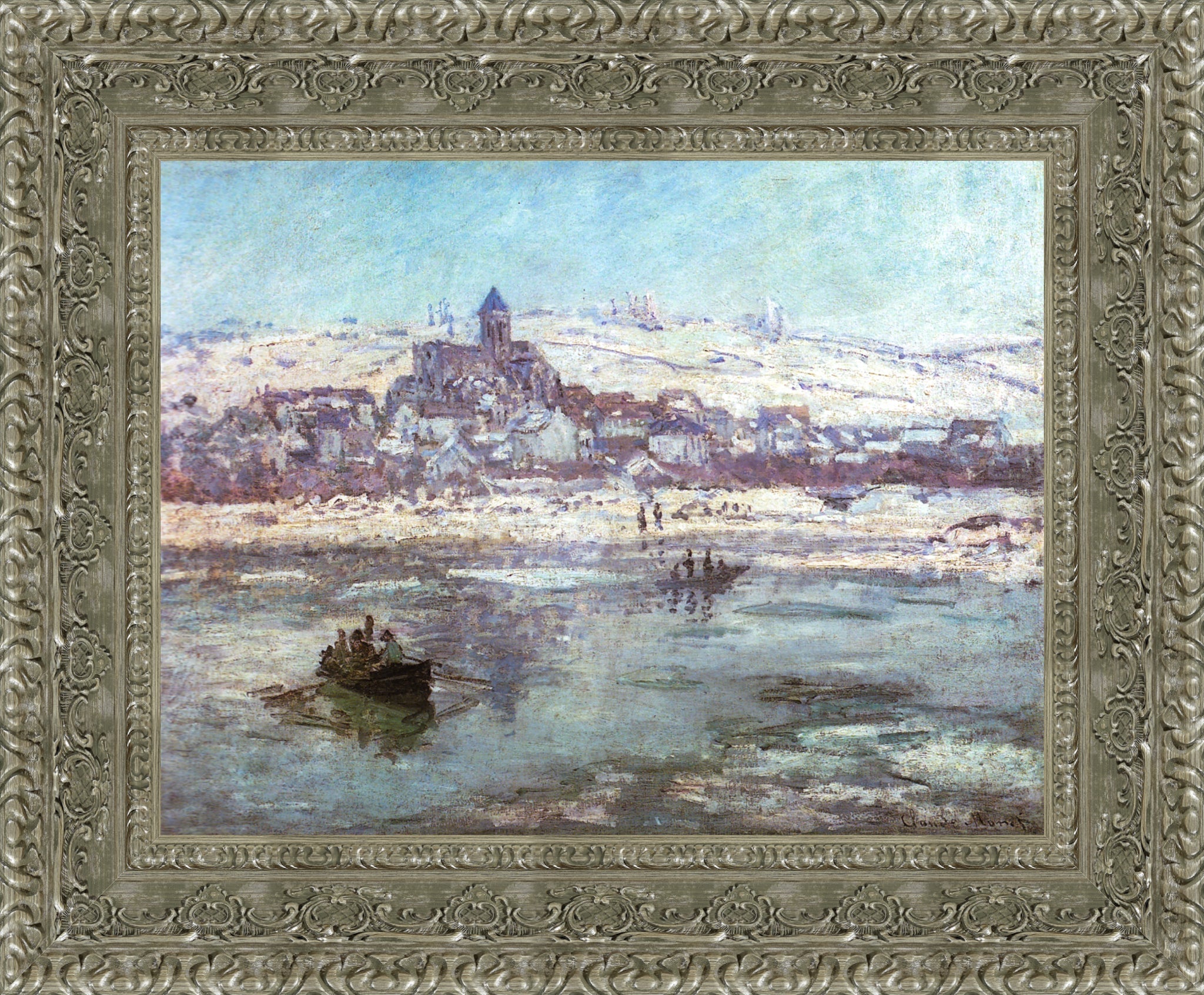 Vetheuil In Winter