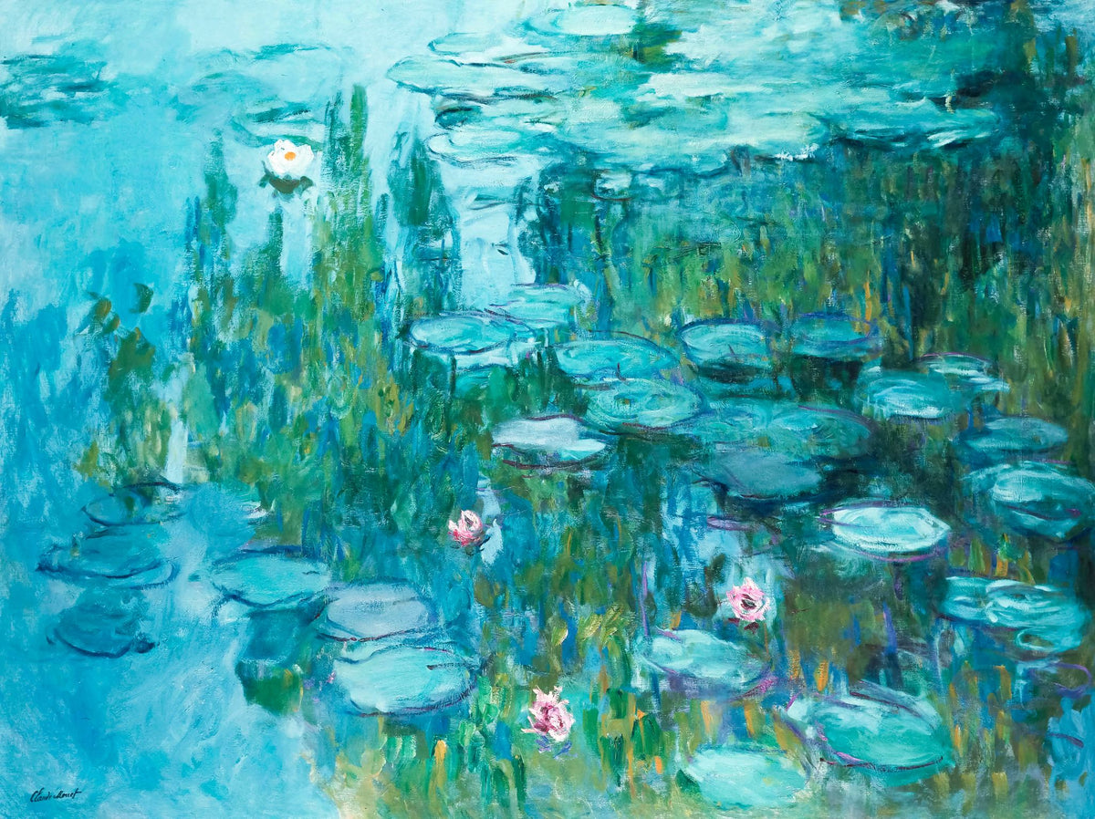 Water Lilies (Nymphéas) – Claude Monet, 1915, framed