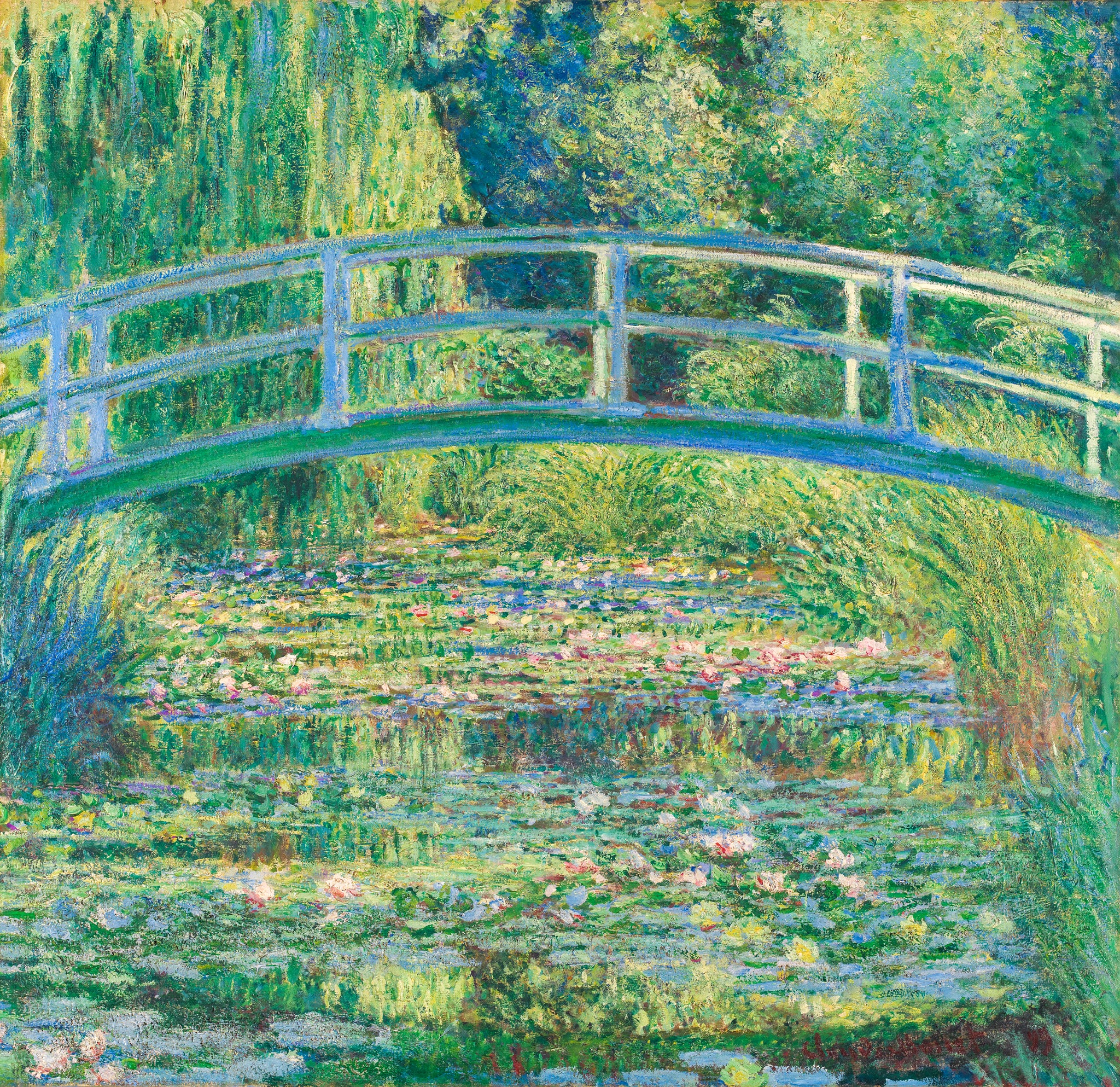 Japanese Bridge And Water Lilies 1899