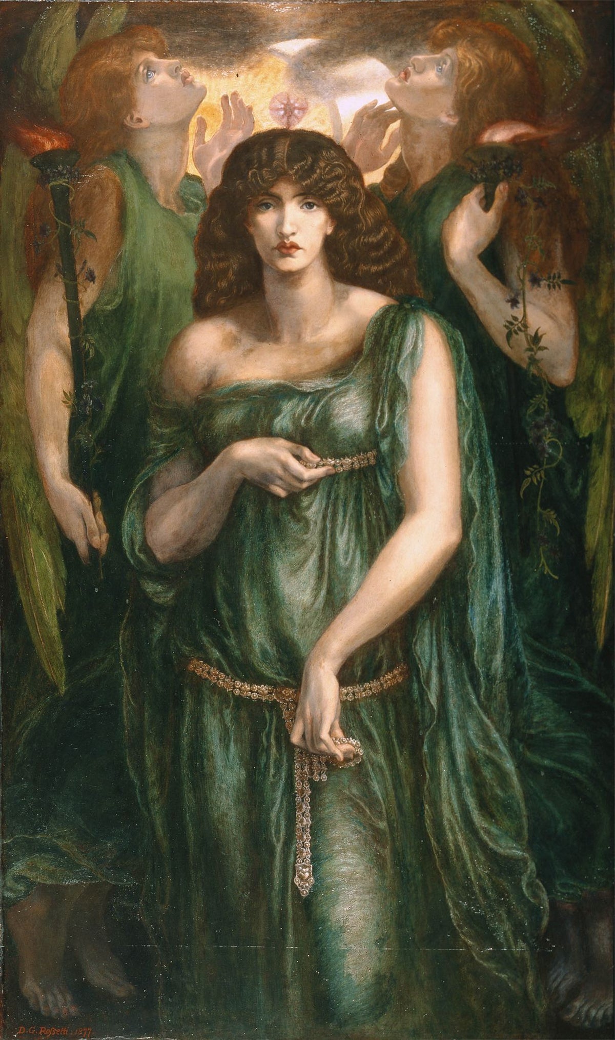Astarte Syriaca – Dante Gabriel Rossetti, 1877, framed