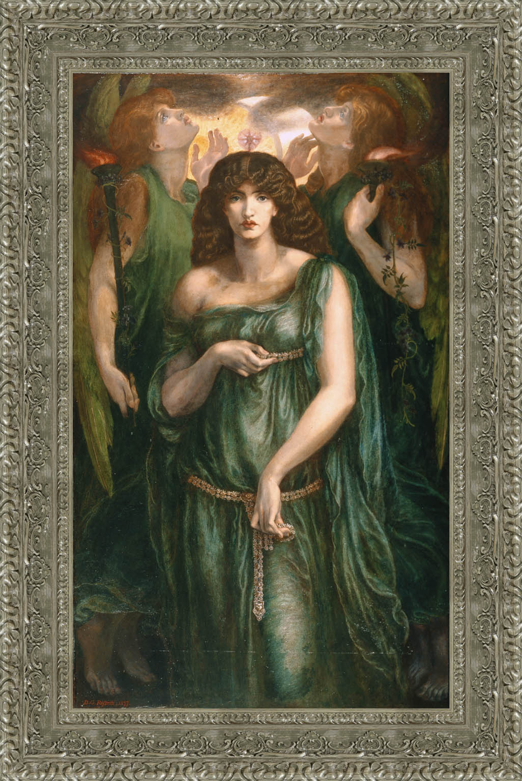 Astarte Syriaca by Dante Gabriel Rossetti — Framed Giclee Canvas Print | Canvas Classics