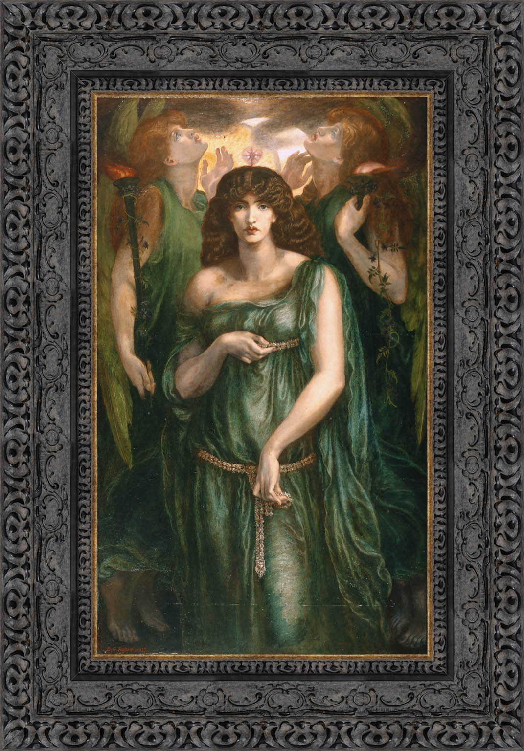 Astarte Syriaca by Dante Gabriel Rossetti — Framed Giclee Canvas Print | Canvas Classics
