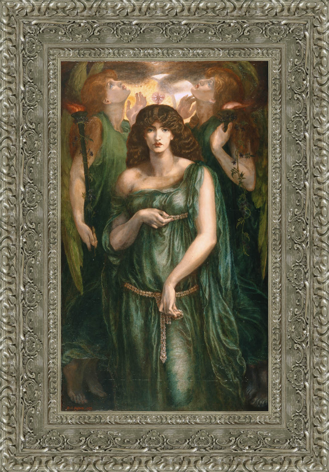 Astarte Syriaca by Dante Gabriel Rossetti — Framed Giclee Canvas Print | Canvas Classics