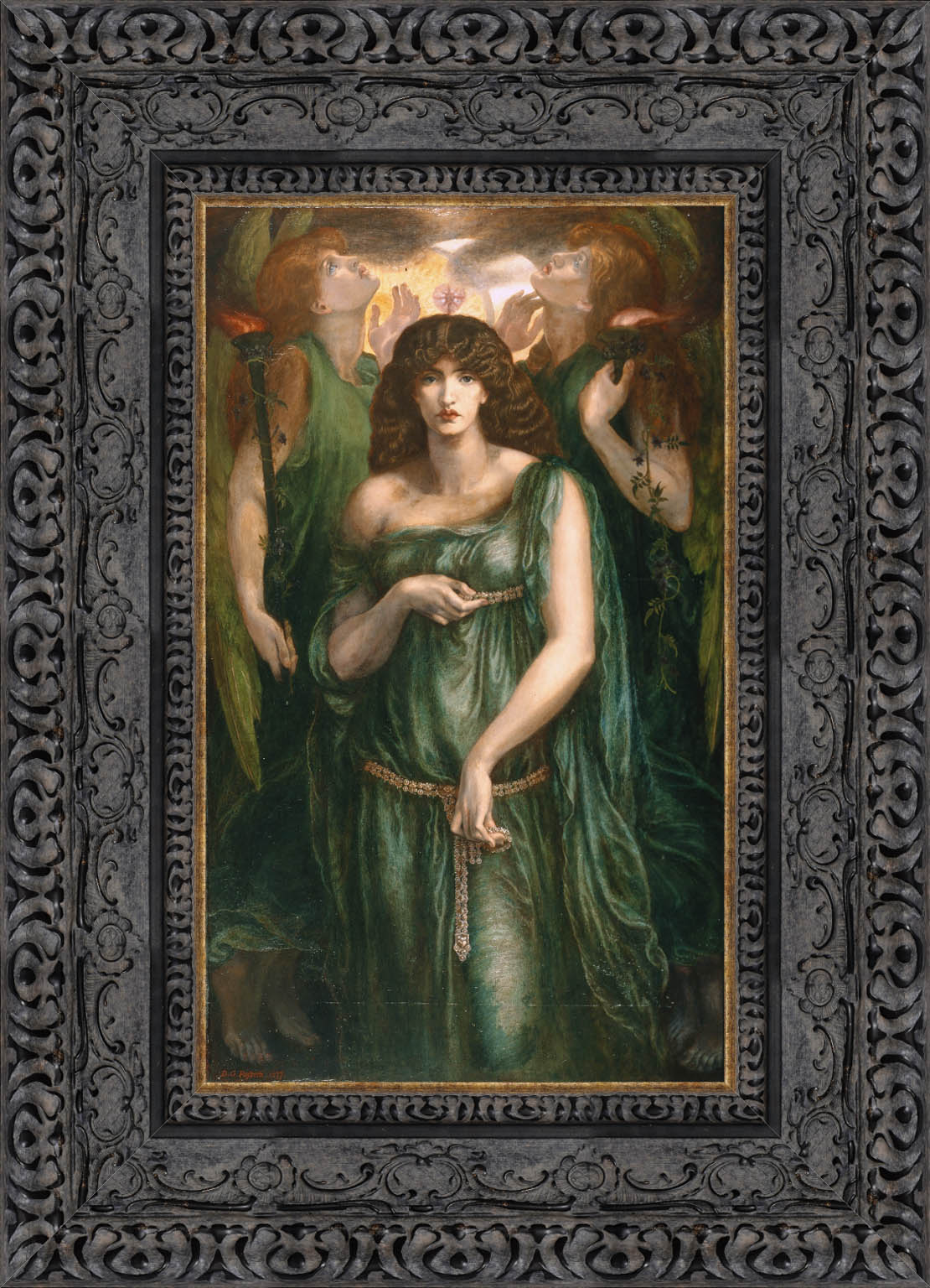 Astarte Syriaca by Dante Gabriel Rossetti — Framed Giclee Canvas Print | Canvas Classics