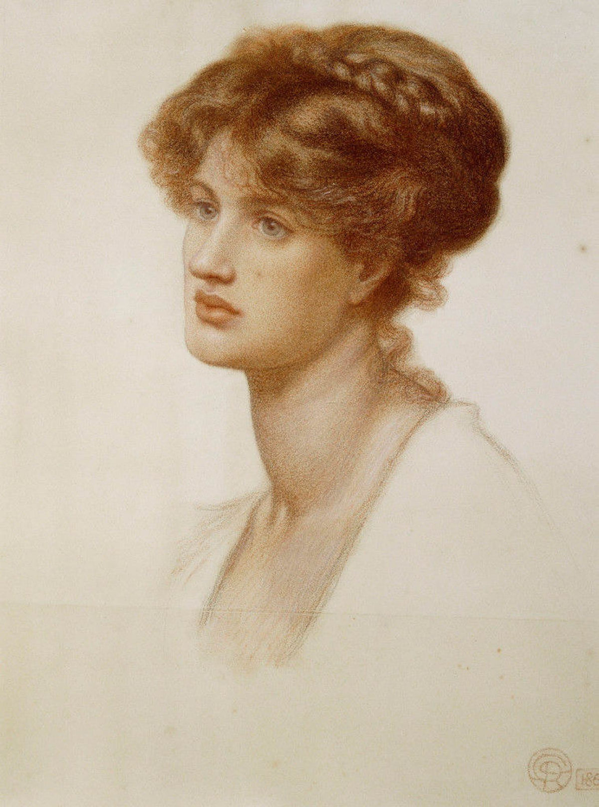 Marie Spartali Stillman – Dante Gabriel Rossetti, 1869, framed