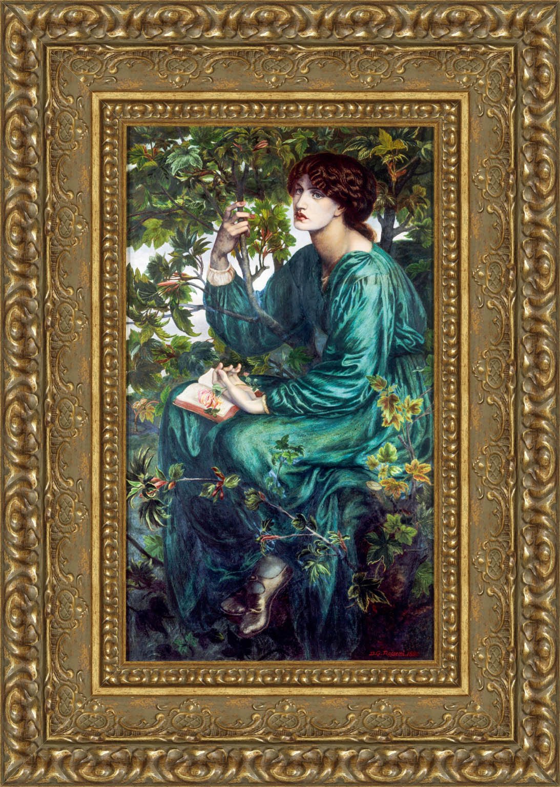 The Day Dream – Dante Gabriel Rossetti, 1880 - Canvas Classics