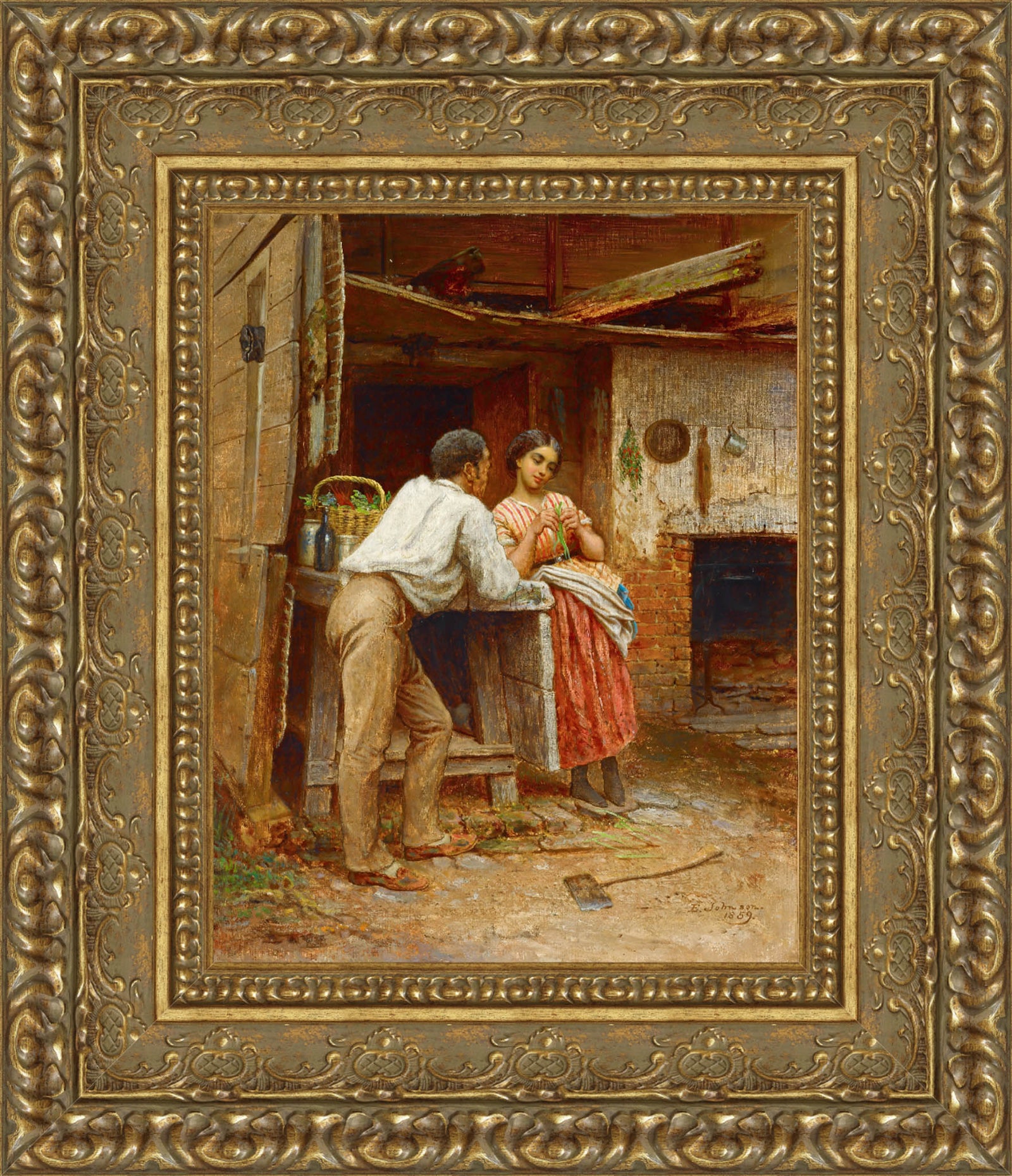Southern Courtship – Eastman Johnson, 1859