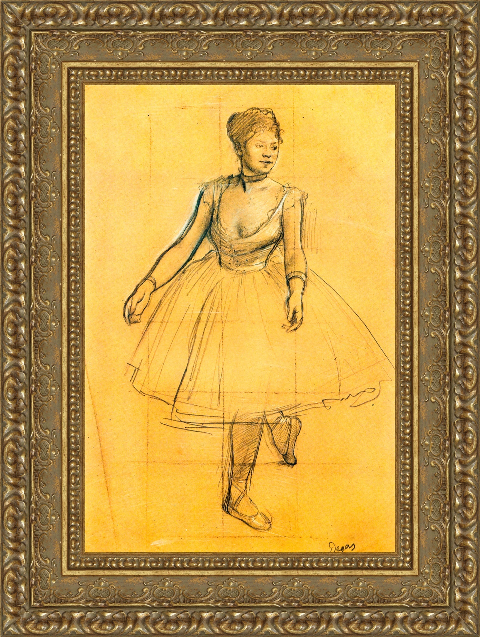 Ballet Dancer in Position