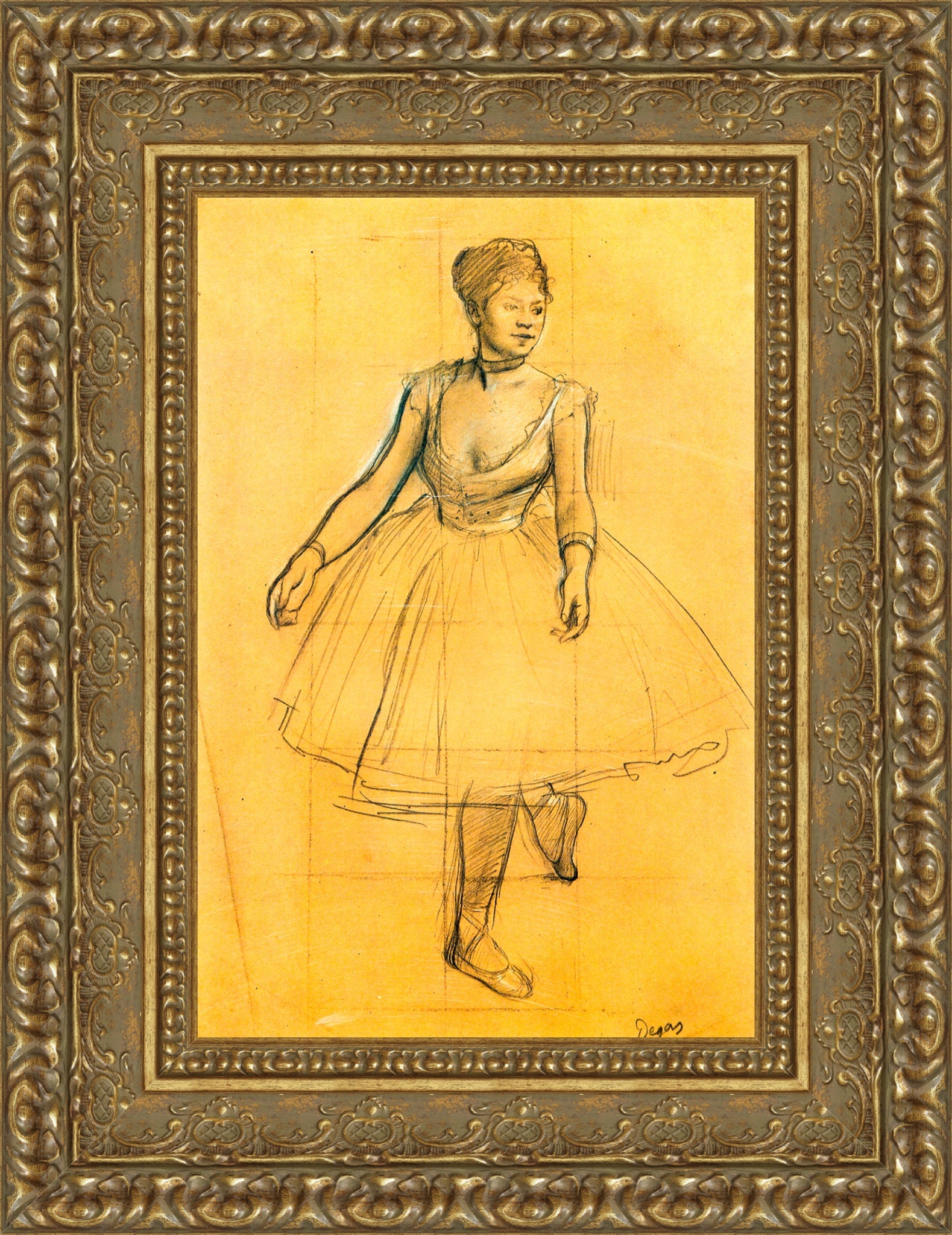 Ballet Dancer in Position
