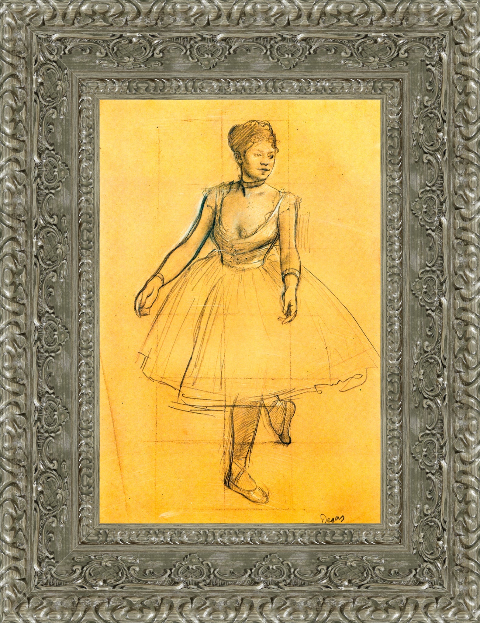 Ballet Dancer in Position