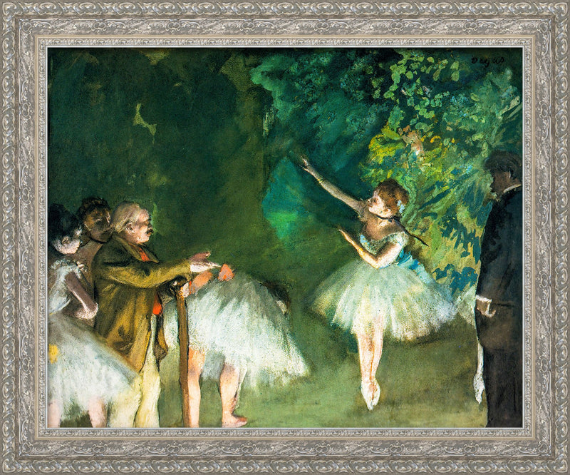 Ballet Rehearsal (Répétition d'un ballet sur la scène) – Edgar Degas, 1874
