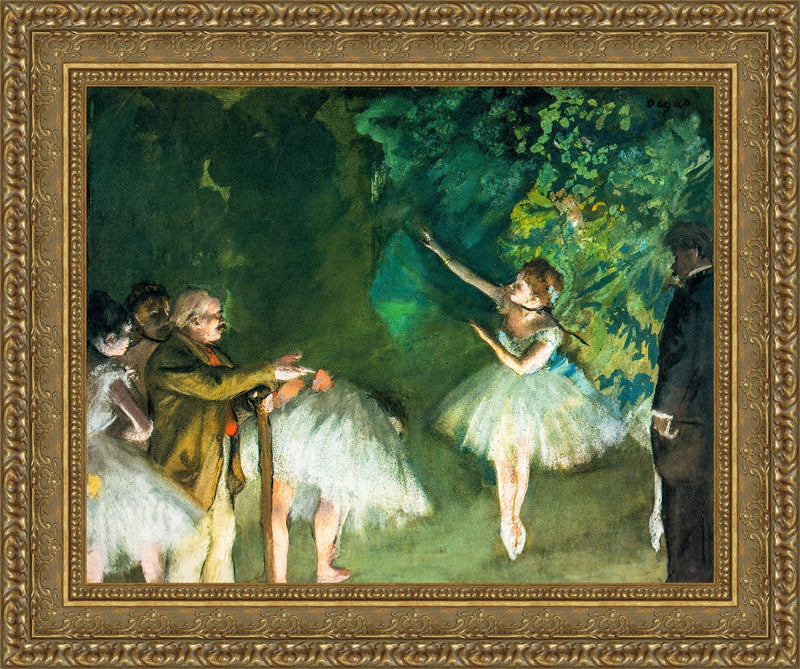 Ballet Rehearsal (Répétition d'un ballet sur la scène) – Edgar Degas, 1874