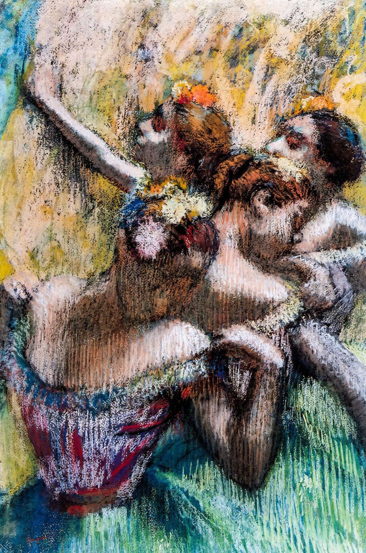 Four Dancers (Quatre danseuses) – Edgar Degas, 1899, framed