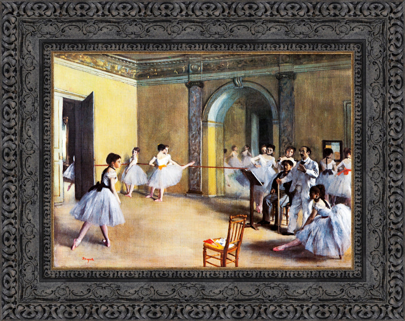 The Dance Foyer at the Opera (Le Foyer de la Danse à l'Opéra) – Edgar Degas, 1872