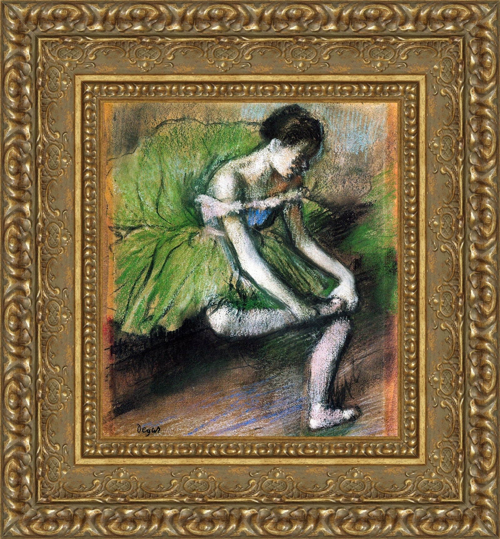 The Green Dress (Danseuse en robe verte) – Edgar Degas, 1888