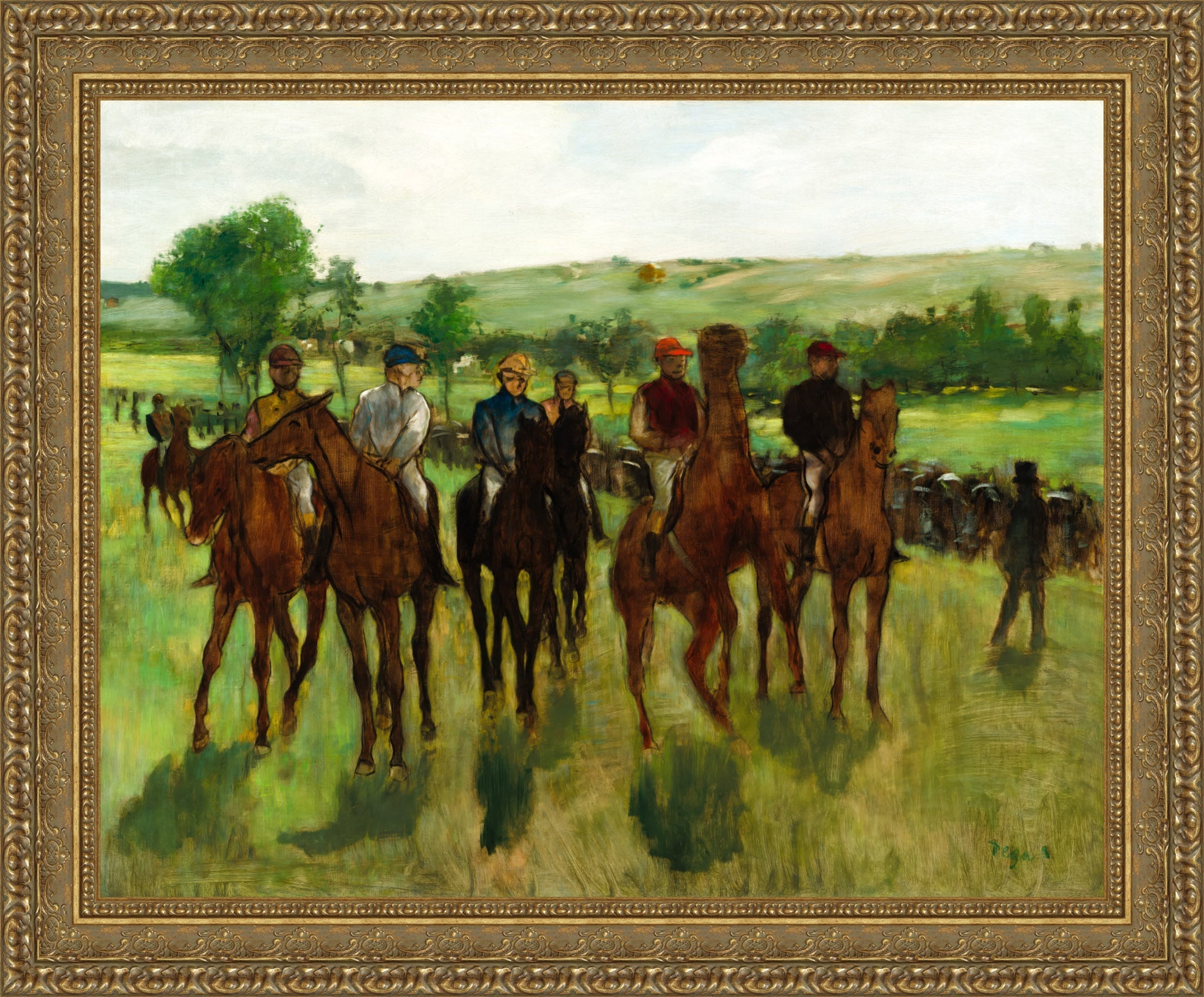 The Riders – Edgar Degas, c. 1885 - Canvas Classics